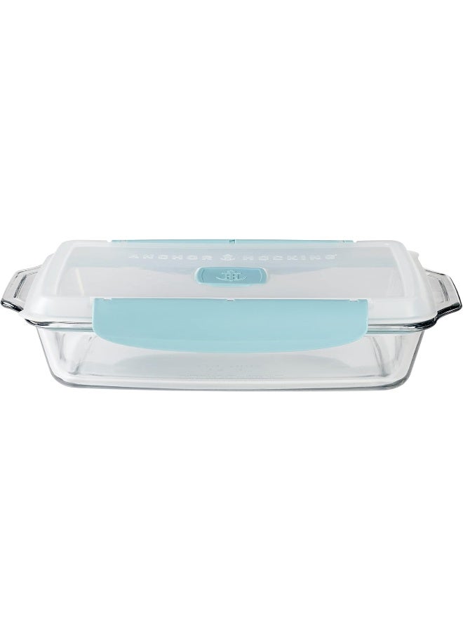 Anchor Hocking, Baking Dish with TrueLock Locking Lid-(14016), 3.0Ltr, Rectangle - Image 3