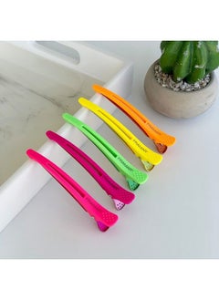 framar Neon Hair Clips 10 Pack Professional Hair Clips For Styling Sectioning Salon Hair Clips For Sectioning Hair Hair Styling Clips For Hair Hair Clip Hair Cutting Clips For Hair Sectioning  - Image 3