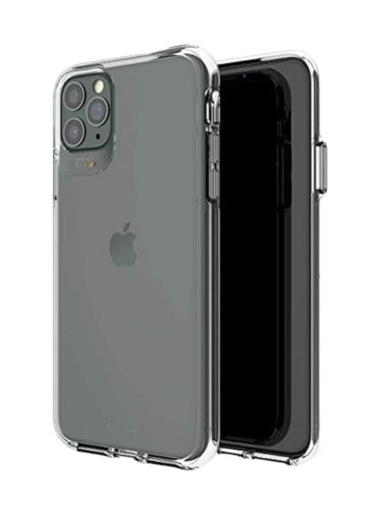 Gear4 - GEAR4 Crystal Palace Compatible with iPhone 13  Pro Max 6.7 Case, Advanced Impact Protection with Integrated D3O Technology, Anti-Yellowing, Phone Cover – Transparent - Image 1