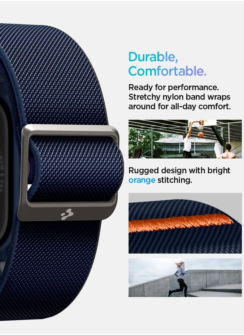 Spigen - Lite Fit Pro for Apple Watch Series 10 (46mm) Case with Band - Navy Blue - Image 1