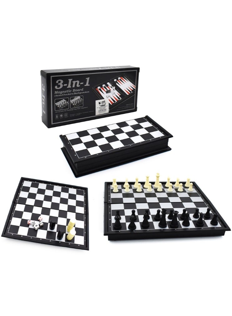 مجموعة شطرنج مغناطيسي 3 في 1 - Image 3