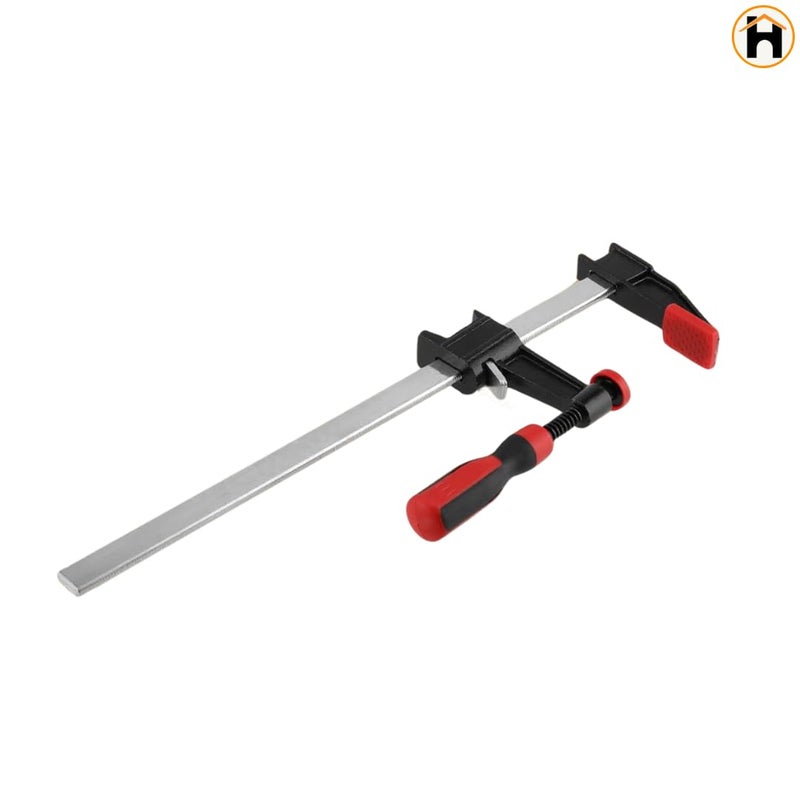 Homdum 6 inch Steel f clamp 150 x 50 mm F Clamp with Rubberized Handle and Surface Protection PVC Cover for Better Grip Metal F Clamps for Woodworking Glass and Welding Works - Image 3