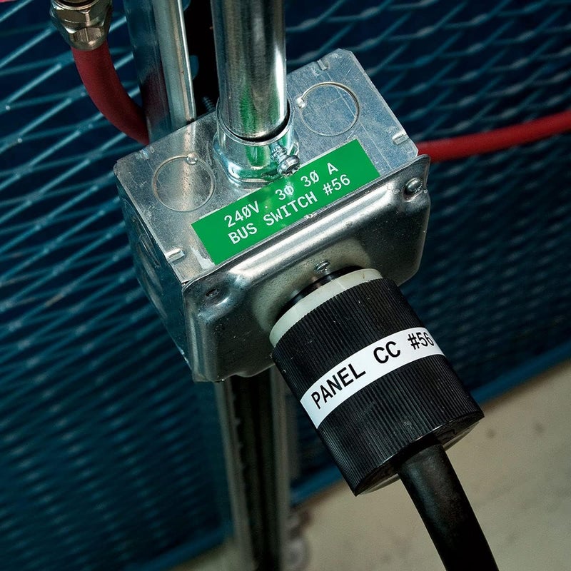 برادي Ptl-43-439-Gr Tls 2200 وTls Pc Link، عرض 1.9 بوصة × ارتفاع 50 قدمًا، فينيل دائم B-439، ملصق أخضر غير لامع - Image 4