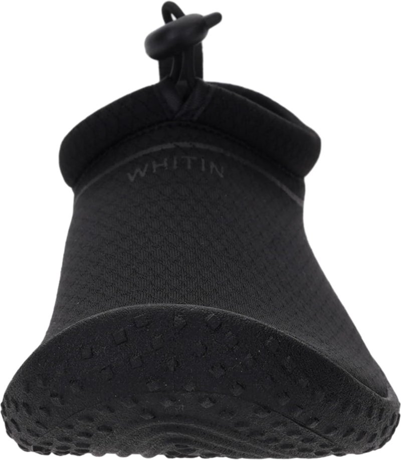 WHITIN Water Shoes for Women Quick Dry Swim Barefoot Aqua Socks Beach Minimalist Size 9 Comfort Surfing Athletic Boating Running River Sneaker All Black 40 - Image 2