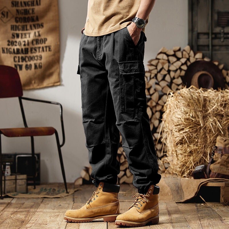 Unisex Classic Denim Jeans Loose Fit Daily Outdoor Wear - Image 1