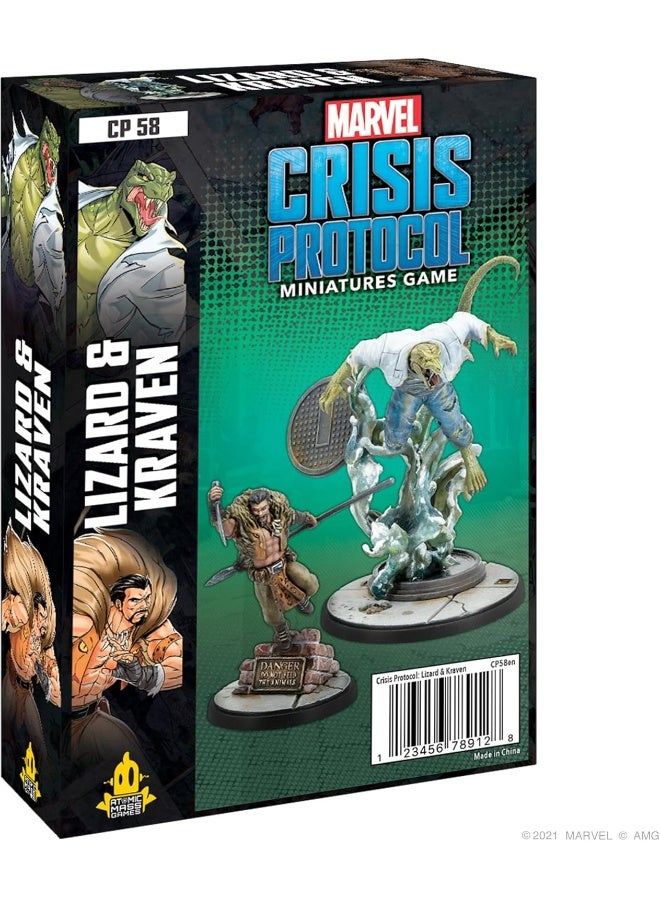 Atomic Mass Games Marvel: Crisis Protocol - Lizard And Kraven - Image 3