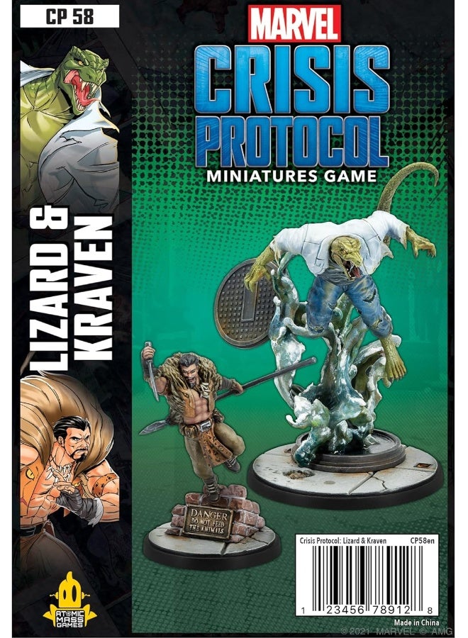 Atomic Mass Games Marvel: Crisis Protocol - Lizard And Kraven - Image 5