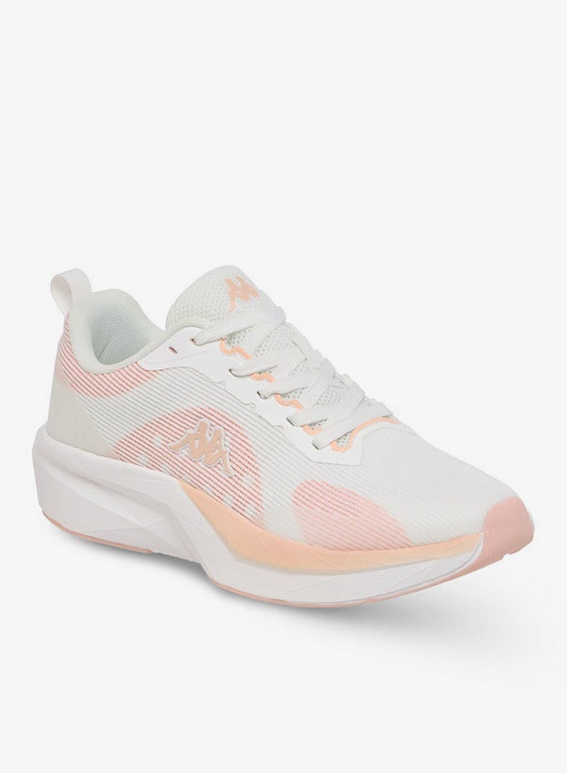 Kappa Women's Logo Detail Sports Shoes with Lace-Up Closure - Image 2