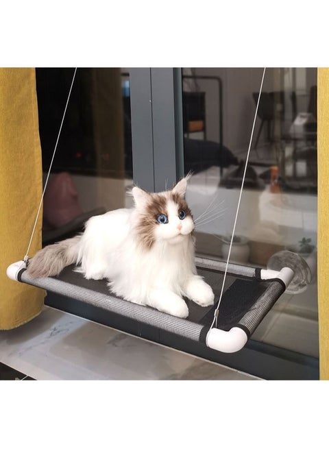 Cat Hammock Window Perch With Suction Cups Space Saving Kitty Bed Pet Resting Seat 1 Set