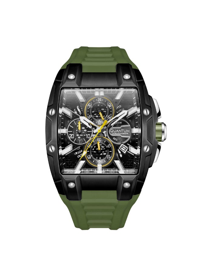 Quantum QUANTUM Men Chronograph Black Dial Watch - HNG1161.655  - Image 1