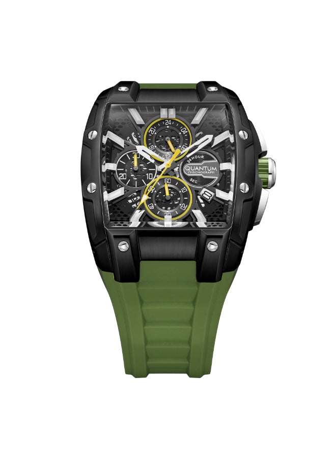 Quantum QUANTUM Men Chronograph Black Dial Watch - HNG1161.655  - Image 3