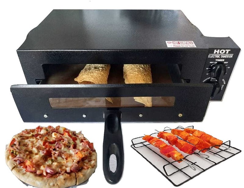 BRIGHTBERG Bright Berg King Electric Tandoor 2000 Watt CRC Coating Body SS Elements with Timer and Regulator with GrillskewersHandleMagic PaperPizza Cutter Recipe Book 1 Year WarrentyBBETT49 - Image 2