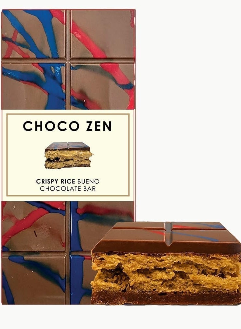 شوكو زين كريسبي رايس بونيسيمو لوح شوكولاتة الحليب 190 جم - Image 1