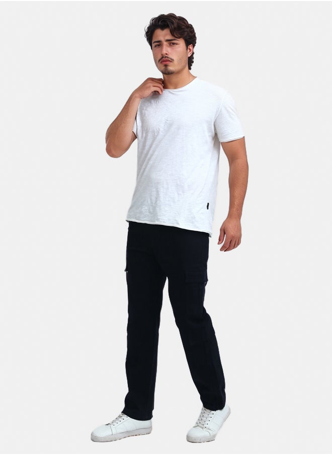 RAVIN Solid Cargo Pants with Side Pockets  - Image 5