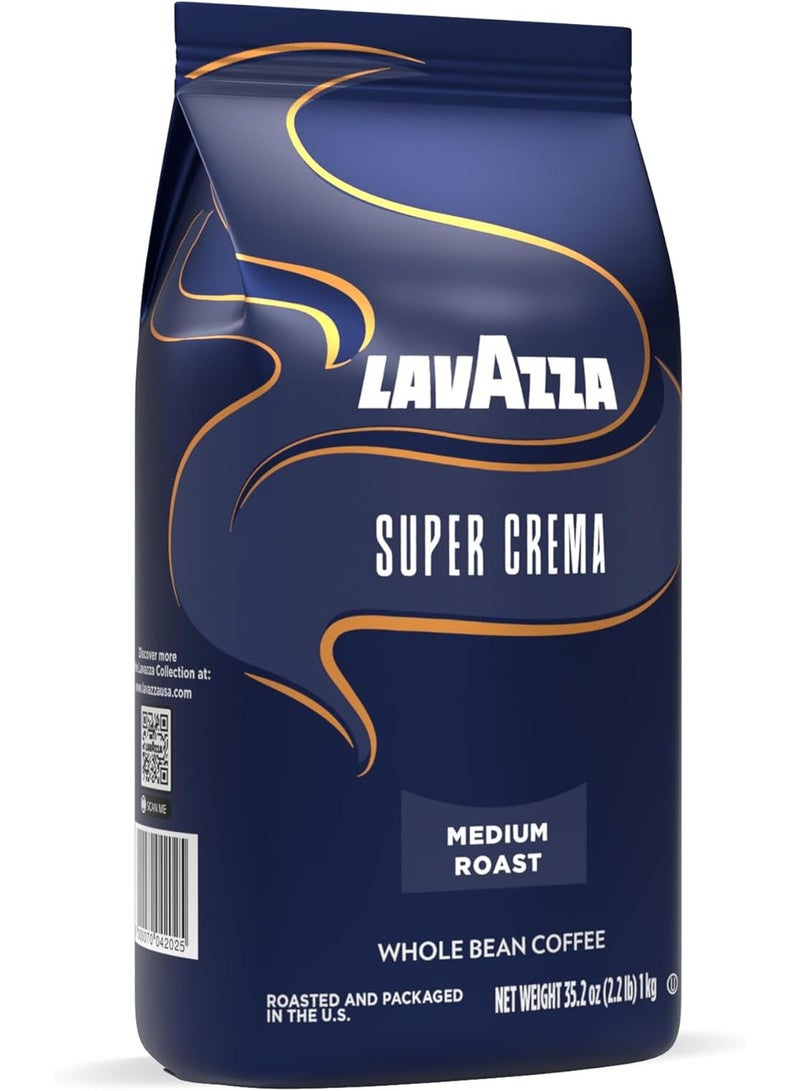 Lavazza Whole Bean Coffee 1kg – Premium Arabica & Robusta Blend, Medium Roast, Rich Creamy Flavor – Ideal for Espresso & Italian Coffee - Image 3