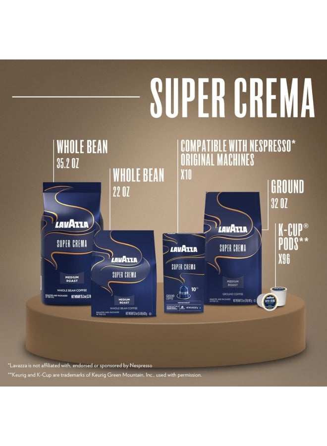 Lavazza Whole Bean Coffee 1kg – Premium Arabica & Robusta Blend, Medium Roast, Rich Creamy Flavor – Ideal for Espresso & Italian Coffee - Image 4