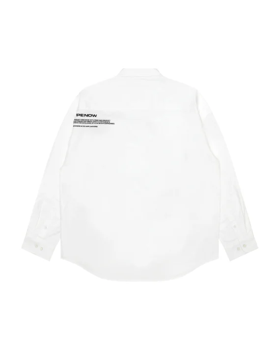 AAPE AAPENOW moonface logo long sleeve shirt