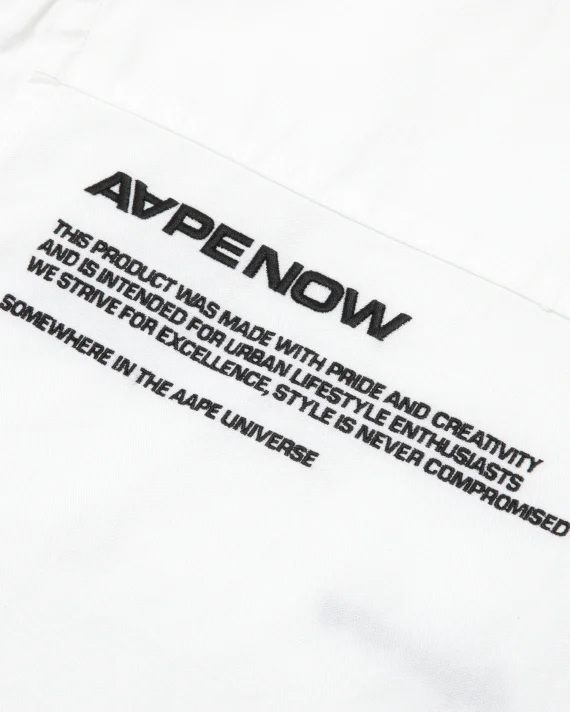 AAPE AAPENOW moonface logo long sleeve shirt