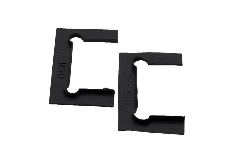 CRL Black Replacement Gasket Pack with Fin for Geneva Hinges