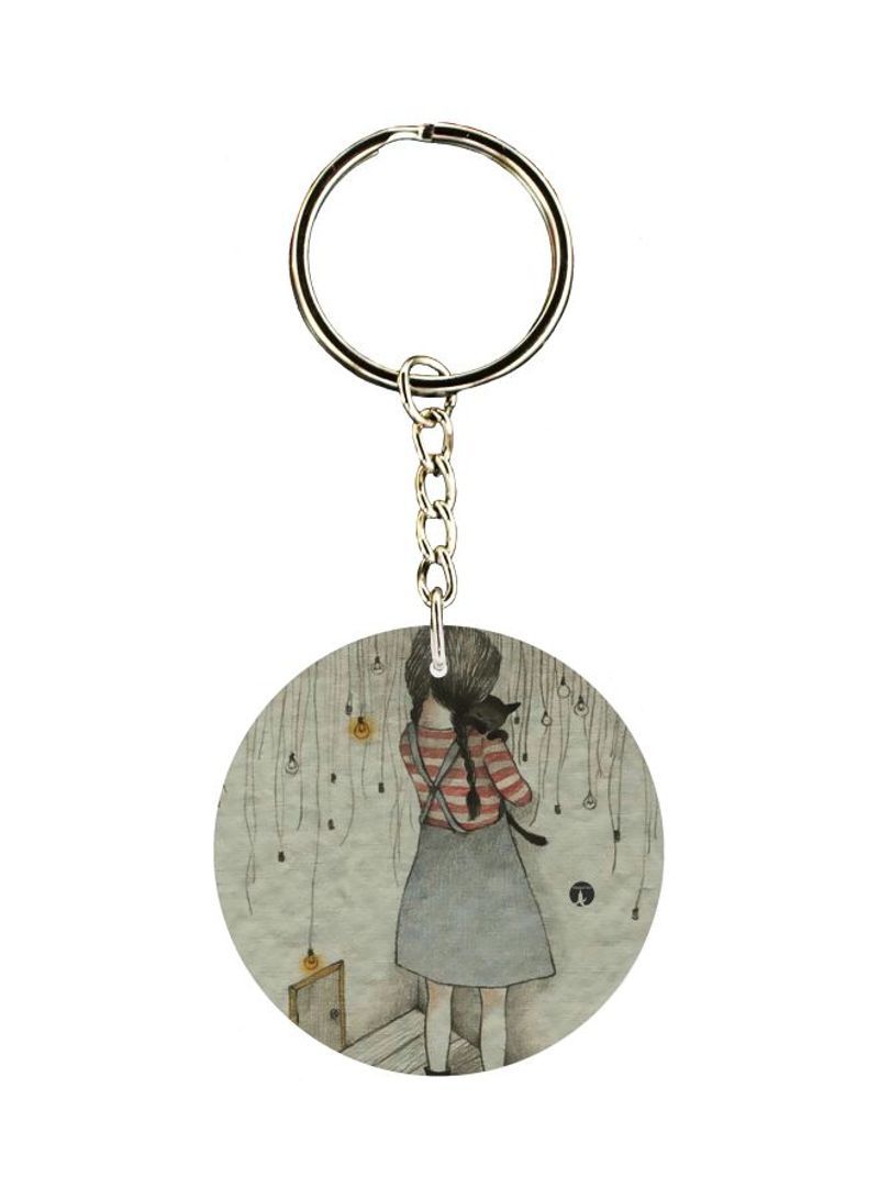 RKN Cartoon Themed Single Sided Keychain