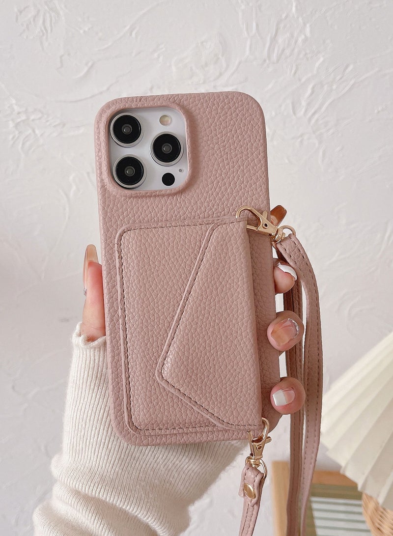 Suteni Back Cover Card Slots Leather Phone Case for iPhone