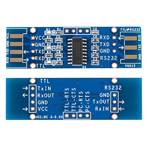 UMLIFE 3pcs TTL to RS232 Module TTL RS232 Mutual Conversion Module Serial Level Conversion to SP232 for MCU, ARM, FPGA, for Arduino TTL Serial Port communicates with RS232 Level Device - Image 2