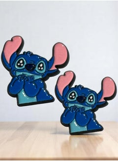 Toy Box 2pcs Stitch Metal Sticker for Mobile or Any Smooth Surface  - Image 3