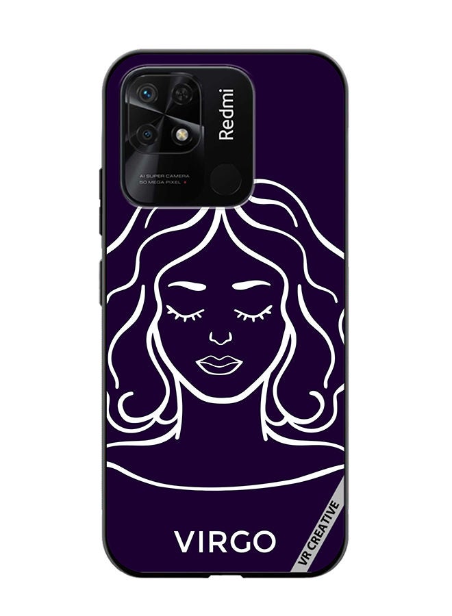 VR CREATIVE Protective Case Cover For Xiaomi Redmi 10C Astrological Zodiac Sign Virgo Design Multicolour - Image 1