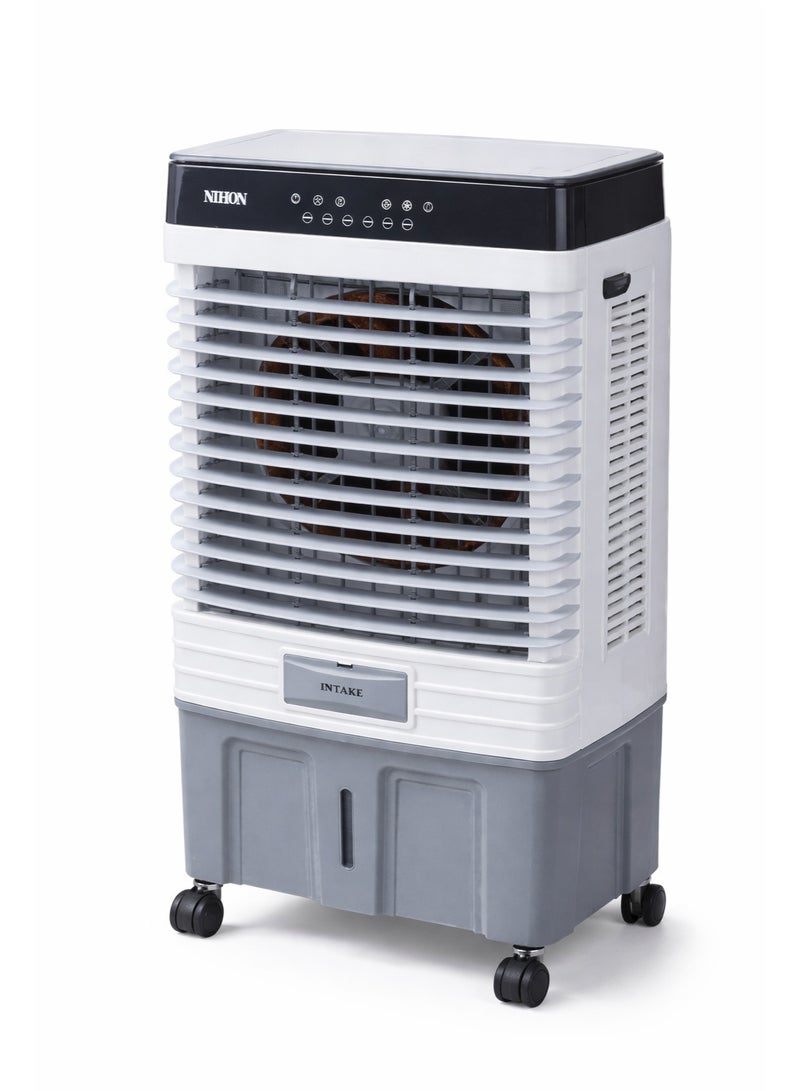 Nihon YJF-140R 100L Air Cooler – High Power 280W Evaporative Cooler with 16200m³/h Airflow, Portable Desert Air Cooler for Home, Office & Commercial Use - Image 2