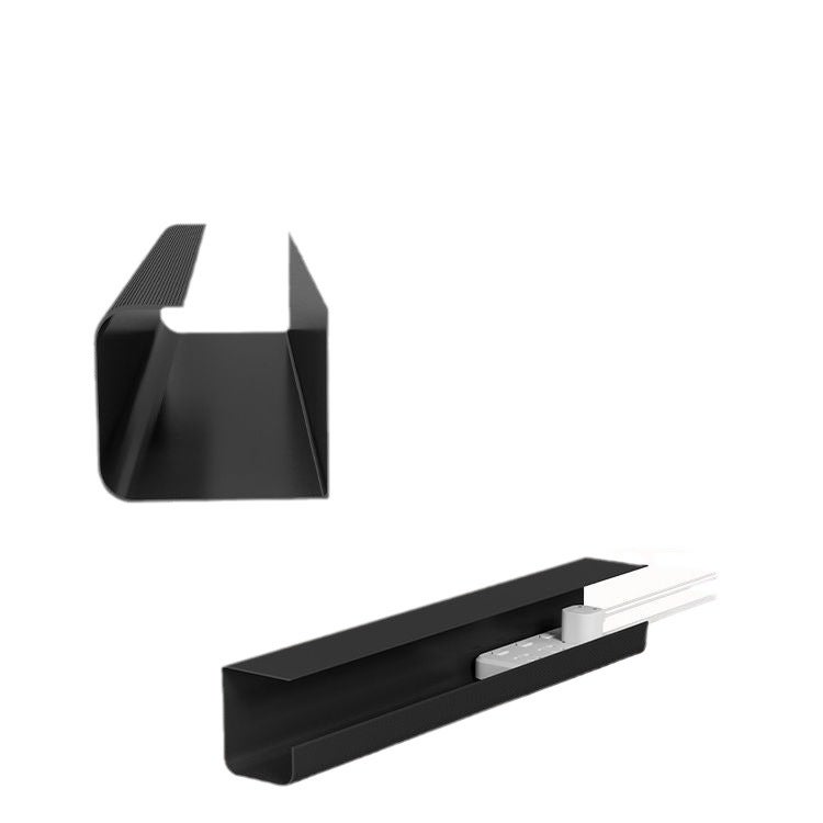 Under-Desk Cable Management Rack, Wire Storage Slot, Computer Desk Bottom Plug-In Row, Fixed Harness, Punch-Free Cable Management Box - Image 5