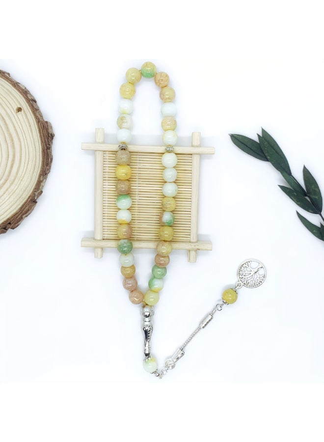 NIBEMINENT 33 Muslim Prayer Beads Candy Color/10mm  - Image 1