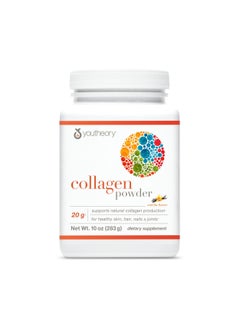 Collagen Powder Vanilla Flavor 20 G Supports Natural Collagen Net Wt. 10 Oz 283G