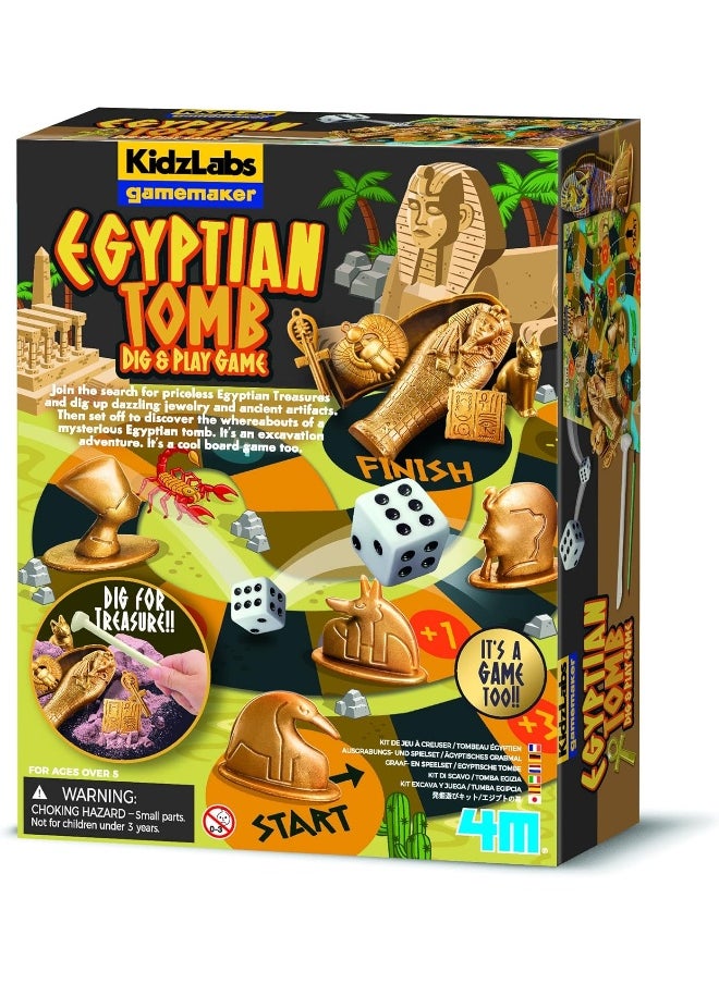 4m - 4M KidzLabs | Egyptian Tomb Dig & Play | Science & Exploration Kit | Dig for Treasure | Kids 5+ - Image 1