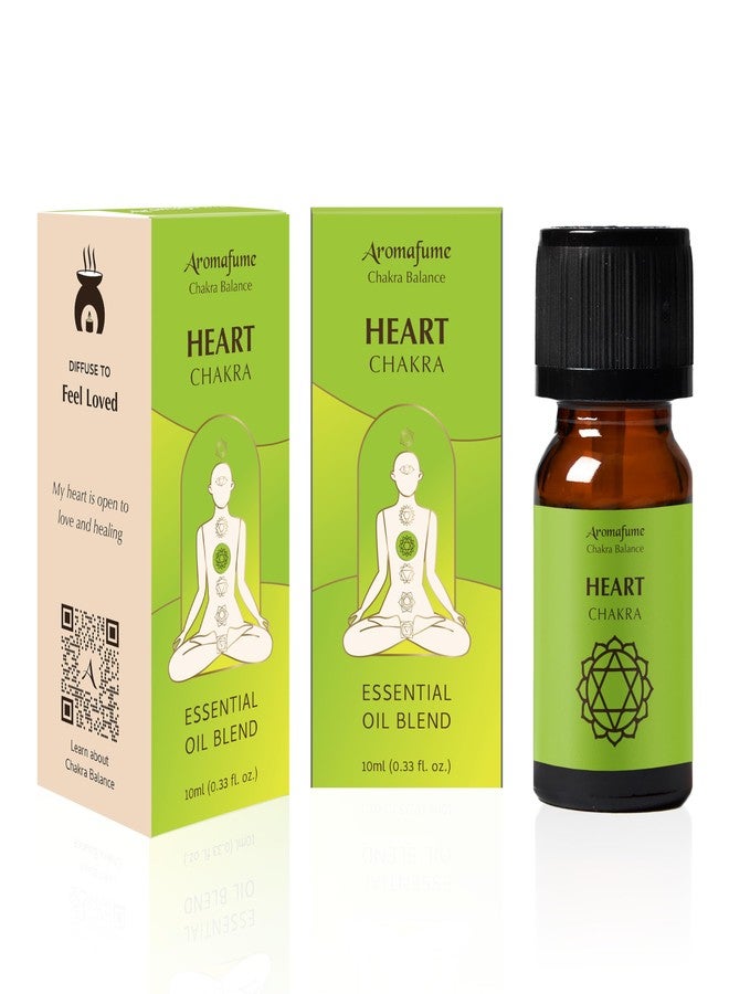 Aromafume Heart Chakra Essential Oil Diffuser Blend by Aromafume | 3 x 10ml/0.33 fl oz | Anahata | Aromatherapy Oils for Chakra Balance | Rose & Bergamot Extracts | Emerald Incense for Meditation, Yoga - Image 1