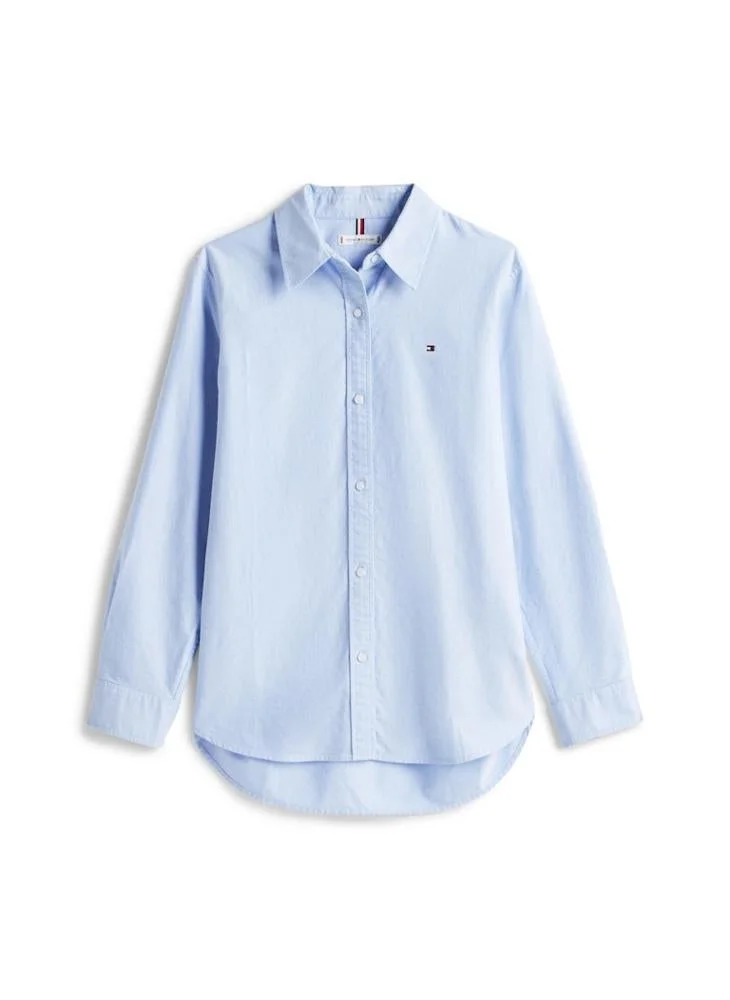 TOMMY HILFIGER  Oxford Long sleeve Relaxed Fit Shirt for Women | Best Price UAE