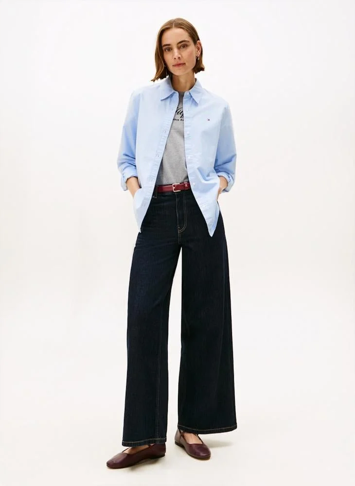 TOMMY HILFIGER  Oxford Long sleeve Relaxed Fit Shirt for Women | Best Price UAE