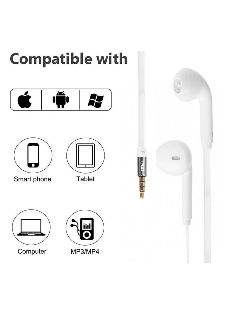 iplus iPlus Inspiro i-19 Automatic Stereo Earphones with 20Hz-20kHz Frequency Range, 6.5mm Microphone, 109dB Sensitivity,1.2m Wired Earphone  - Image 4