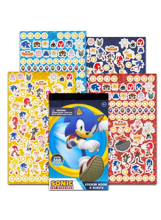 Bendon Sonic The Hedgehog Coloring Book for Kids Ages 4-8 - Sonic Coloring Art Set Bundle with Coloring Pages, Activities, Games Plus Sonic Stickers, Crayons, More | Sonic Activity Book Set for Boys - Image 2