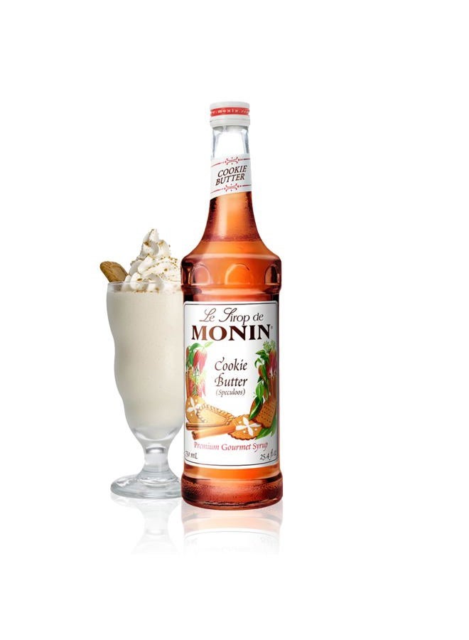 Monin Cookie Butter Syrup, 750 ml Bottle - Image 1