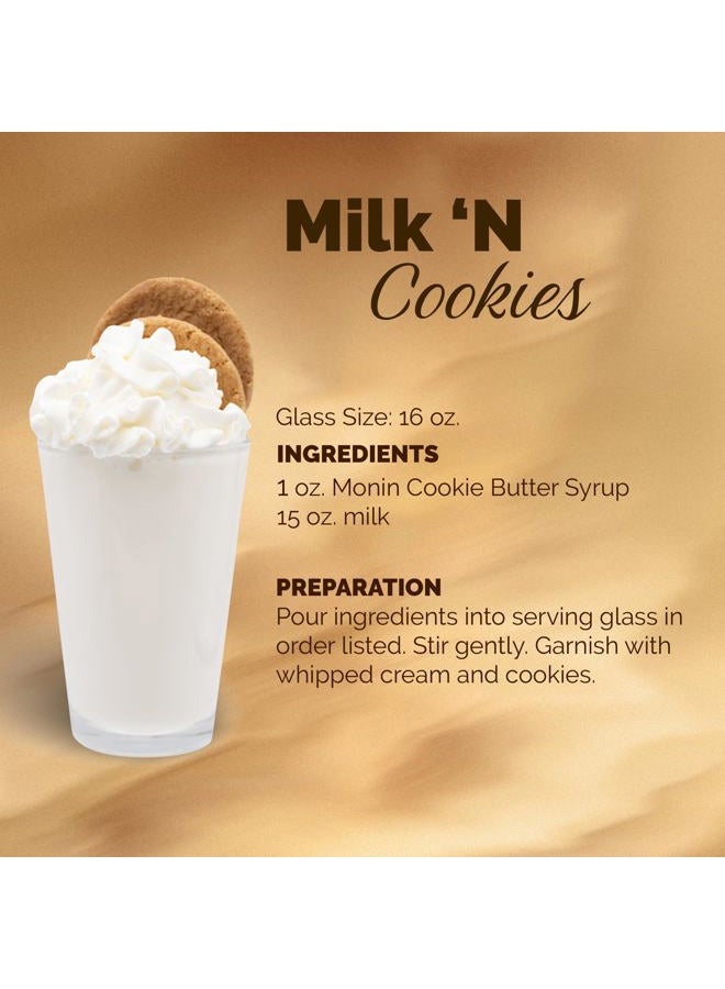 Monin Cookie Butter Syrup, 750 ml Bottle - Image 5