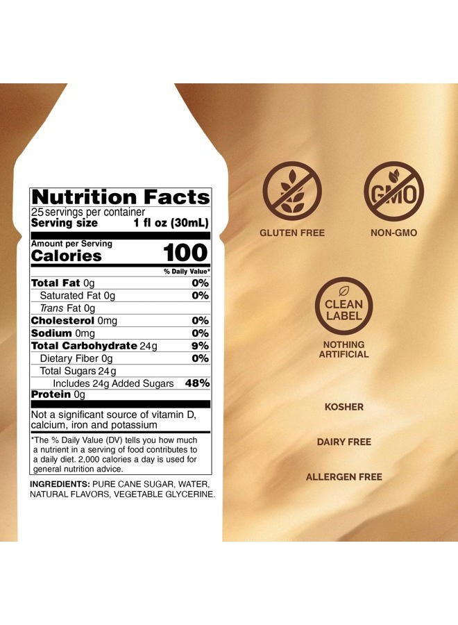 Monin Cookie Butter Syrup, 750 ml Bottle - Image 2