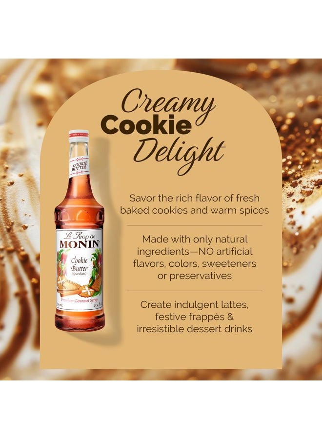 Monin Cookie Butter Syrup, 750 ml Bottle - Image 3