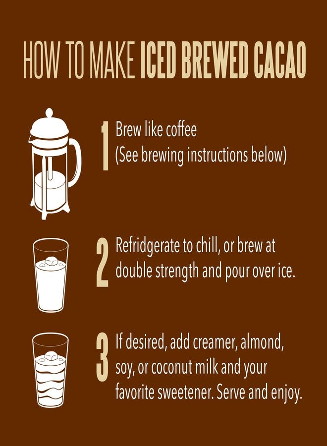 Crio Bru Limited Edition Highlander Grogg Roast | Natural Healthy Brewed Cacao Drink | Great Substitute to Herbal Tea and Coffee | Keto, Whole-30, Paleo, Low Calorie Honest Energy Brew And Enjoy Hot or Iced (10oz) - Image 5