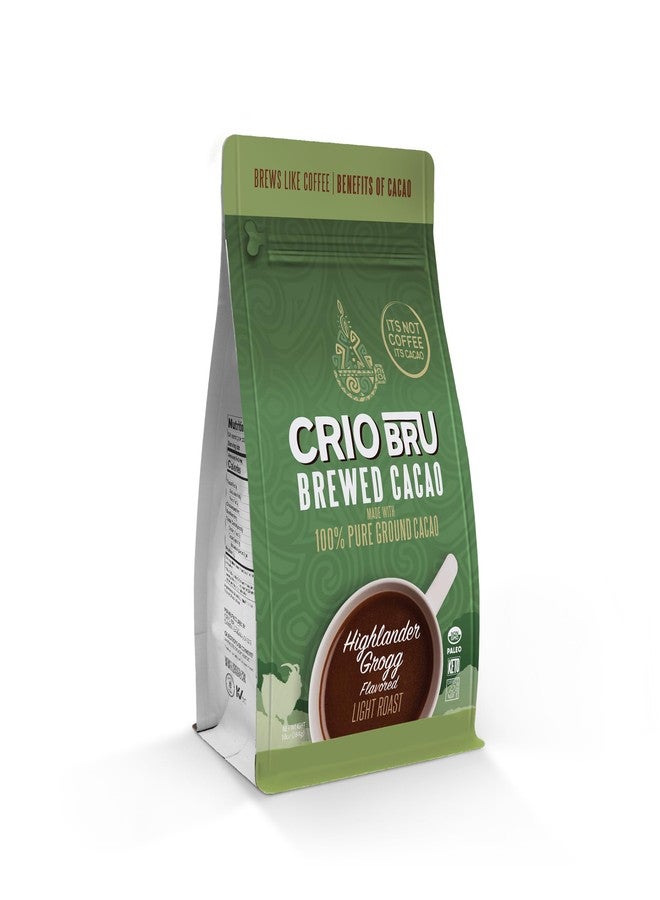 Crio Bru Limited Edition Highlander Grogg Roast | Natural Healthy Brewed Cacao Drink | Great Substitute to Herbal Tea and Coffee | Keto, Whole-30, Paleo, Low Calorie Honest Energy Brew And Enjoy Hot or Iced (10oz) - Image 1