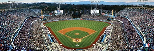 MasterPieces 1000 Piece Sports Jigsaw Puzzle MLB Los Angeles Dodgers Center View Panoramic 13x39 - Image 5