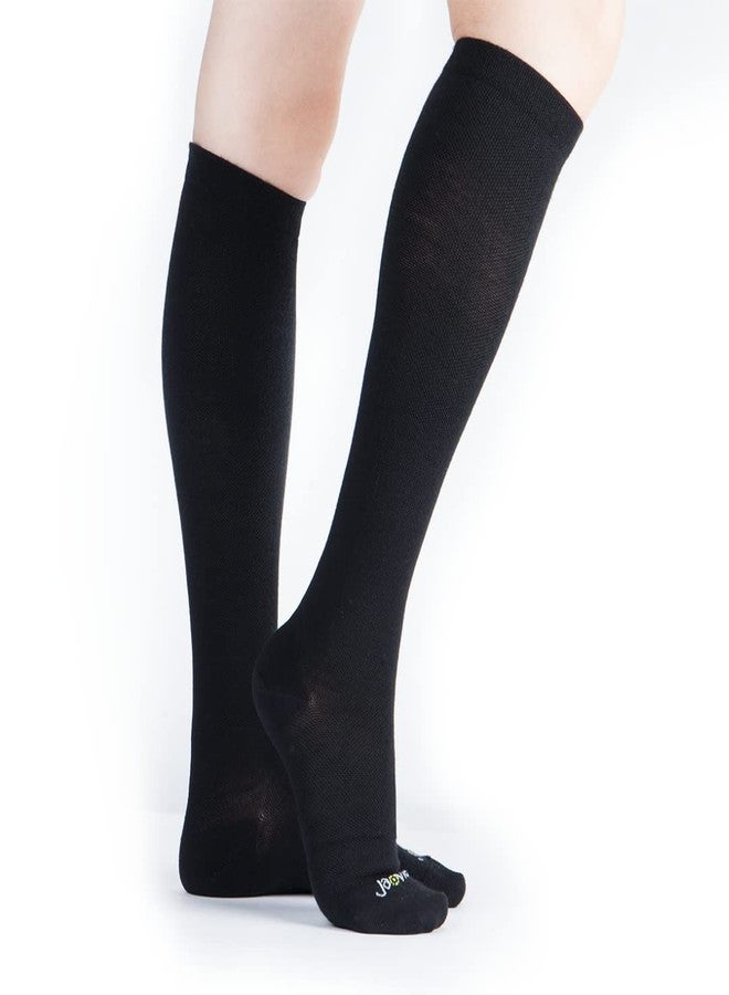 ja vie 80% Merino Wool Extra Comfort Graduated Compression Stripe Socks for Women & Men (15-20mmHg) - Image 2
