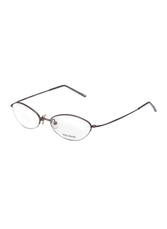 VERA WANG V24 For Ladies/Young Women/Girls Cat Eye Half-Rim Titanium Elegant Trendy Eyeglasses/Eyewear (49-16-136, Lilac)  - Image 1