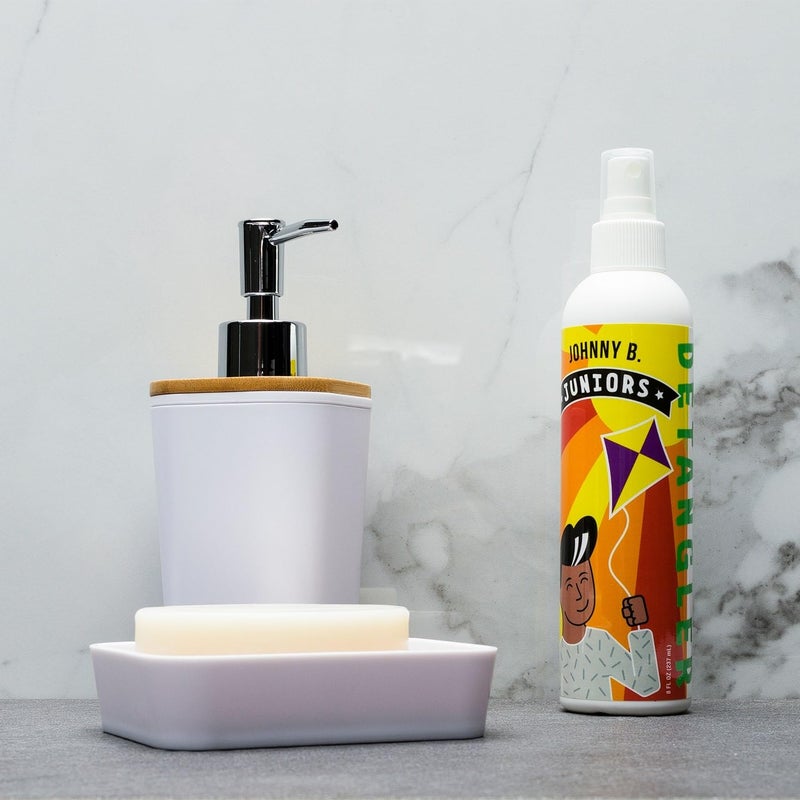 JOHNNY B. Juniors Hair Detangler for Kids 8 oz. Spray - Image 5