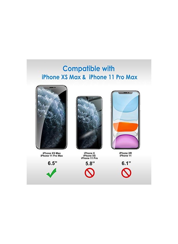 جي تيك واقي شاشة JETech لهاتف iPhone 11 Pro Max وiPhone Xs Max مقاس 6.5 بوصة، طبقة من الزجاج المقوى، 3 عبوات - Image 3