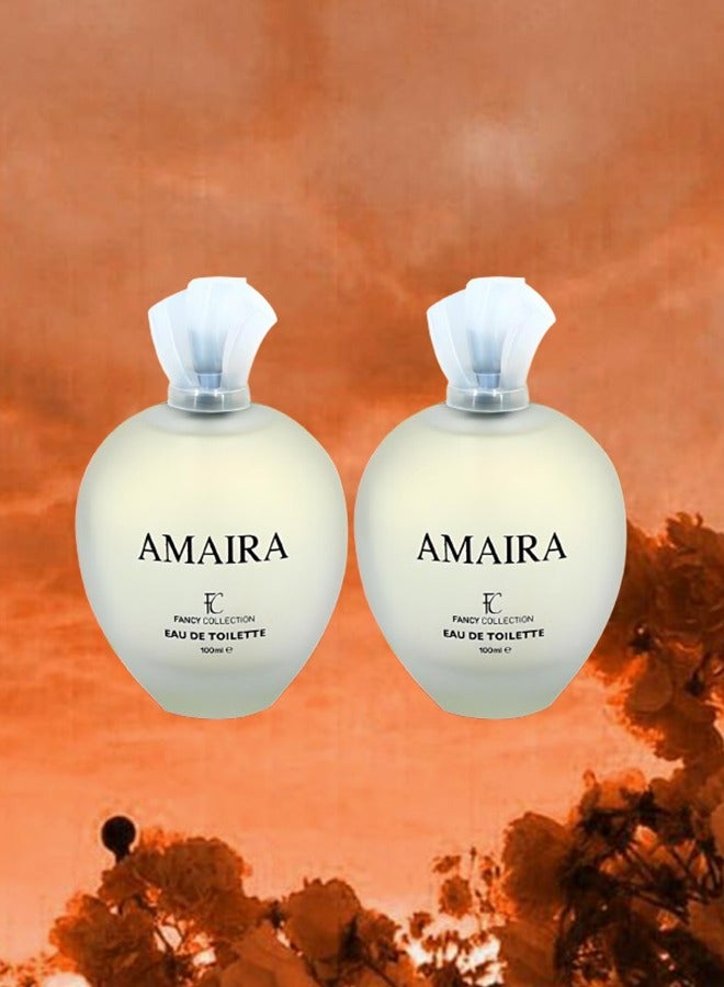 فانسي كوليكشون 2 قطع عطر امايرا فانسي للنساء 100 مل - Image 1